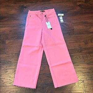 Judy Blue Garment Dyed Cropped Pink Jeans 0/24